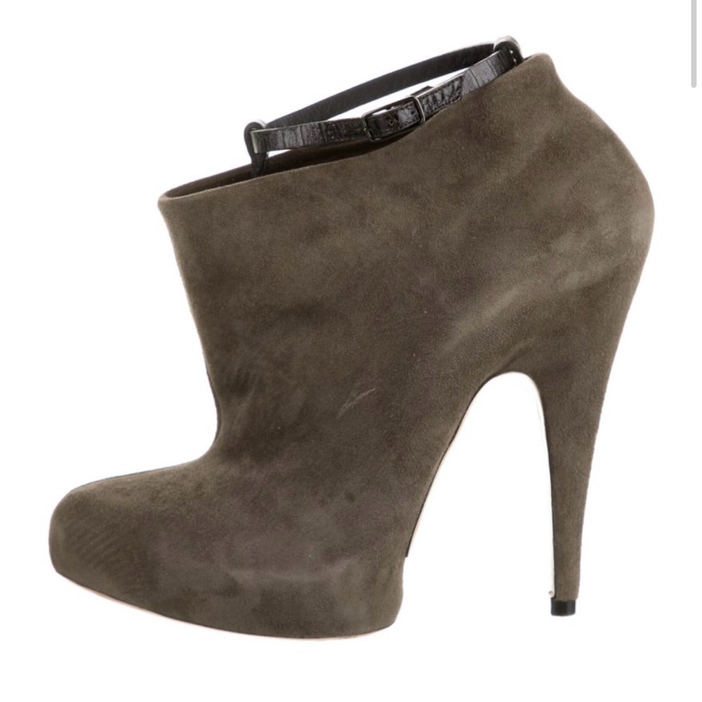 Elegant Brown High Heel Ankle Boots